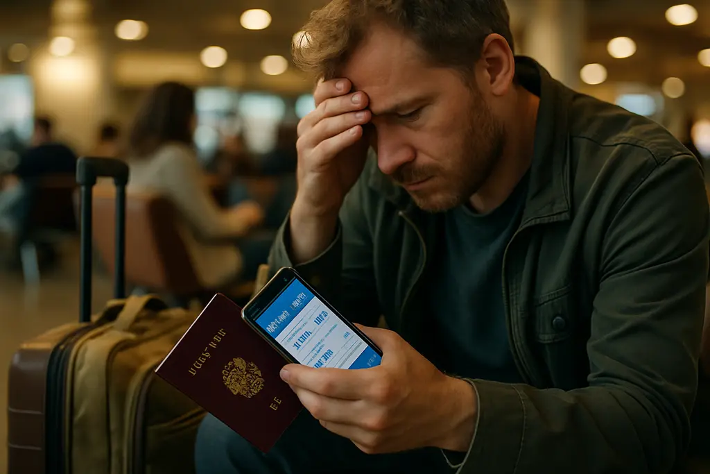 visa bond requirements paperwork beside a passport and travel documents