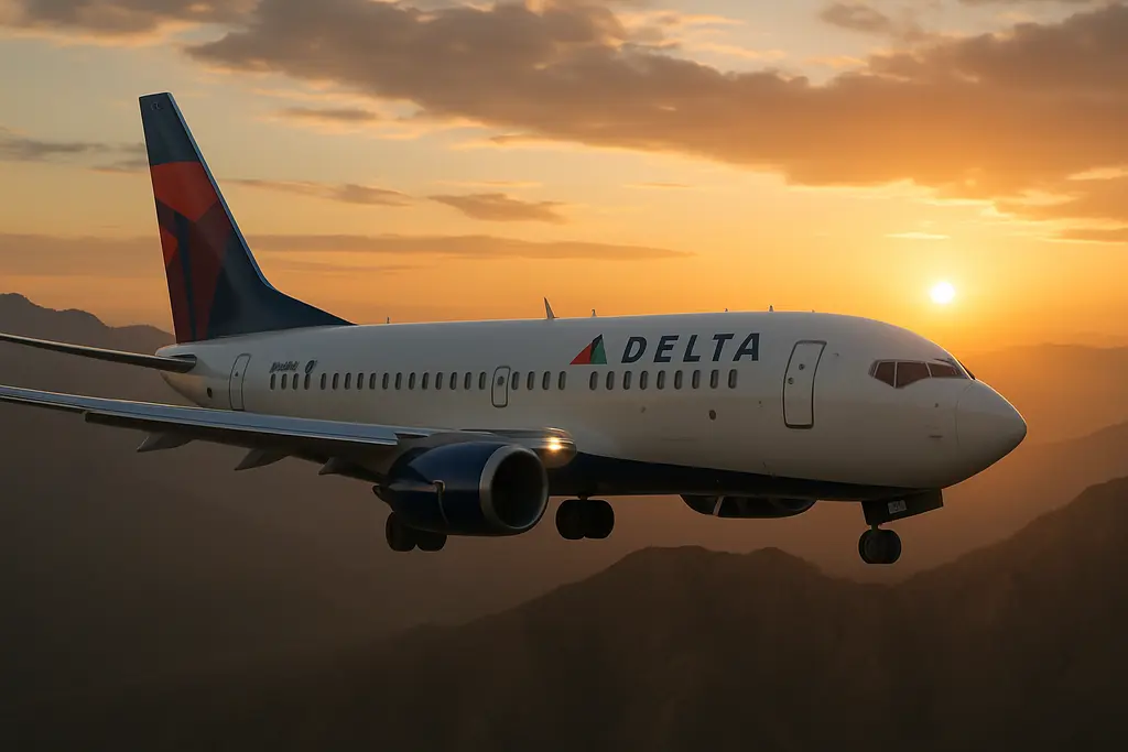 Salt Lake City Flagstaff Nonstop route concept over desert and mountain terrain